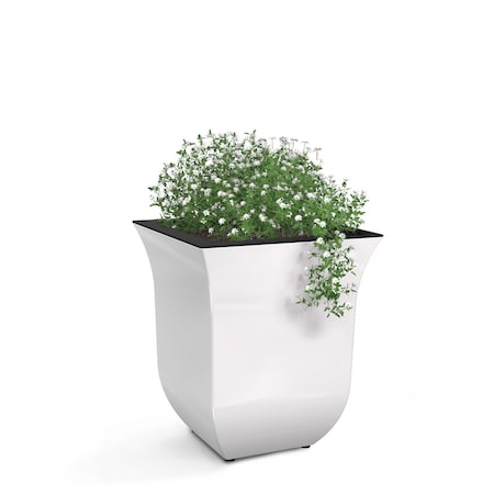 Mayne Valencia 8in Planter - White 3870-W